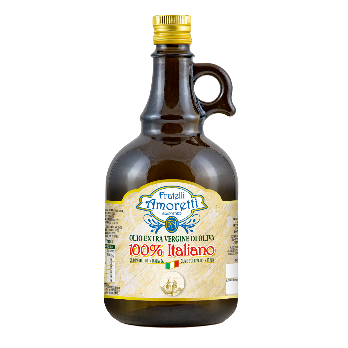 Olio d'oliva extravergine mosto in Bottiglie da 1 Litro - Amoretti